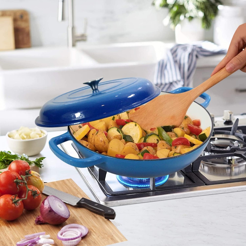 4.5L Dutch Oven Soup Pot Cast  – Cast Iron Corn recenzja i cena
