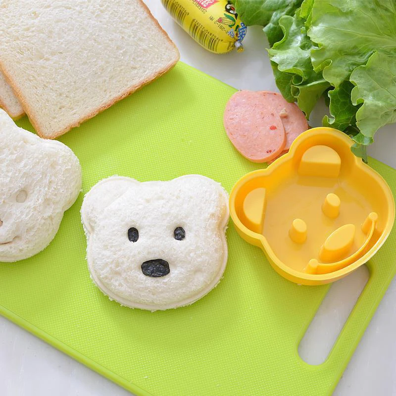 2pcs Sandwich Mould Bear Cat R – Bunny Cake Mold recenzja i cena