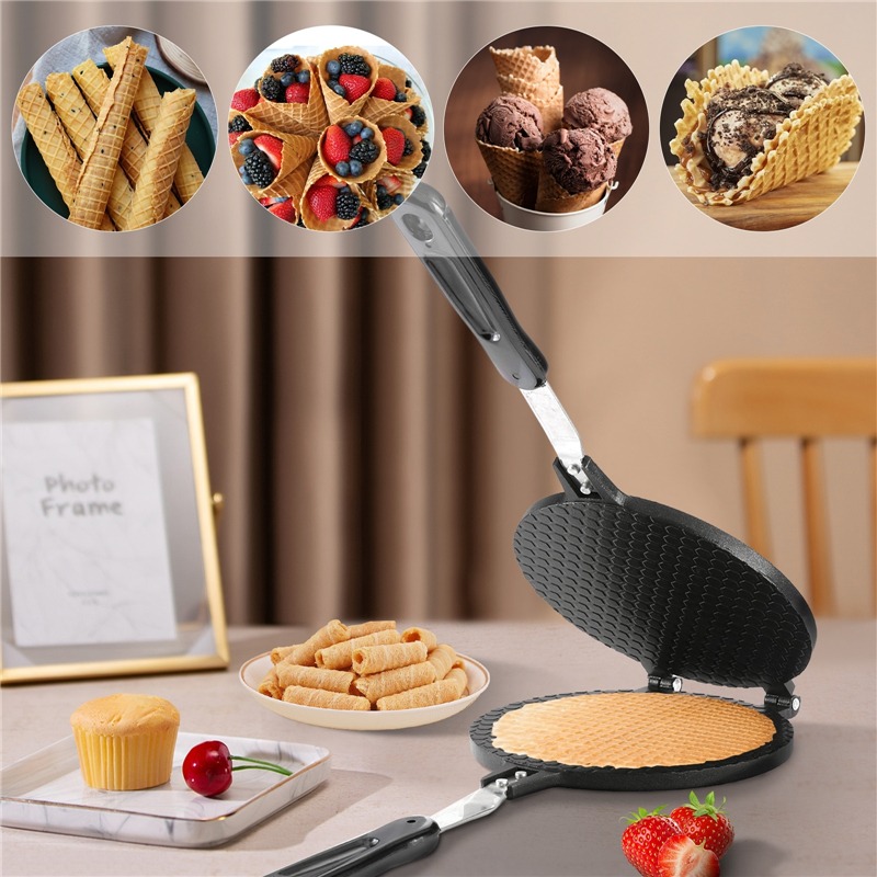 22cm Non-Stick Egg Roll Waffle – Egg Waffle Pan recenzja i cena