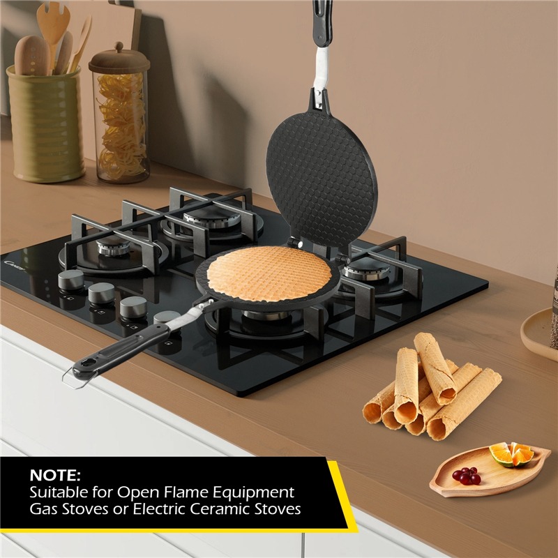 22cm Non-Stick Egg Roll Waffle – Egg Waffle Pan recenzja i cena