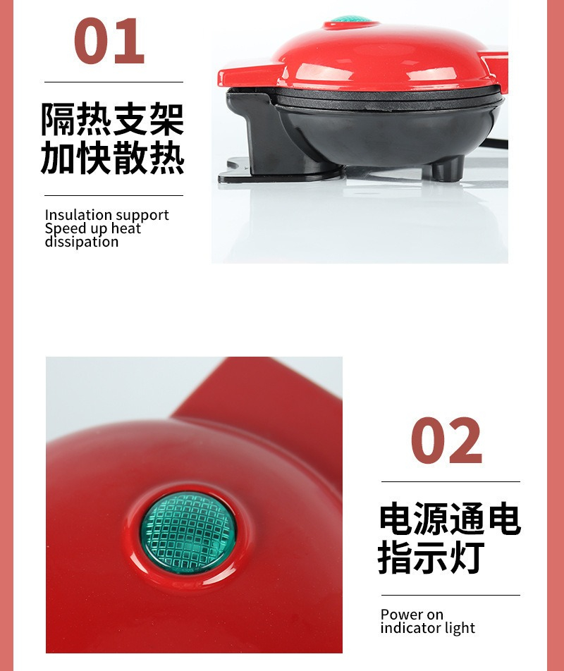 Multi Functional Mini Heart-sh – Mini Pancake Griddle recenzja i cena