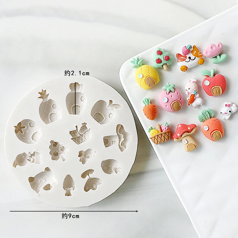 Cute Bunny Bear Carrot House S – Bunny Cake Mold recenzja i cena