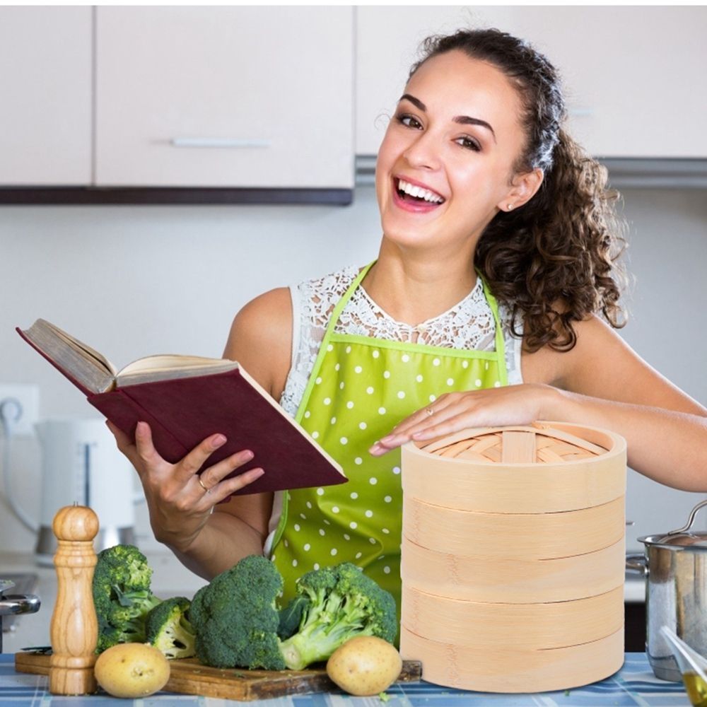 Handle Steam Basket Makes Tast – Bao Steamer Bamboo recenzja i cena