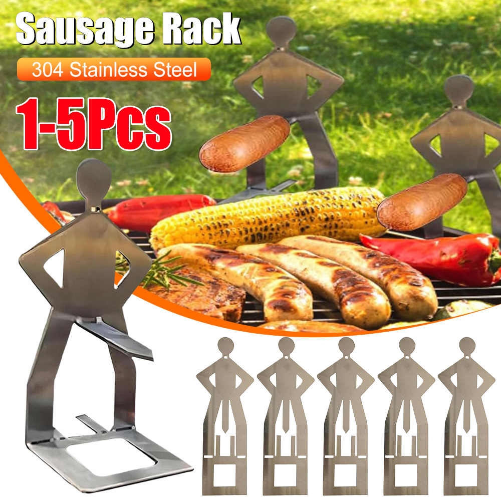5-1PCS BBQ Sausage Holder Stai – Hot Dog Press recenzja i cena