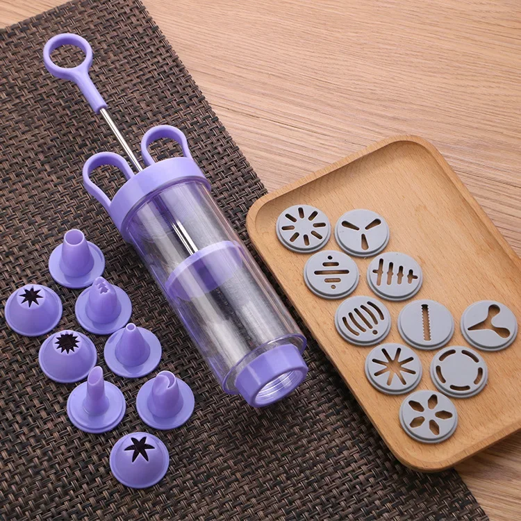 DIY Manual Cookie Press Maker  – Churros Maker Gun recenzja i cena