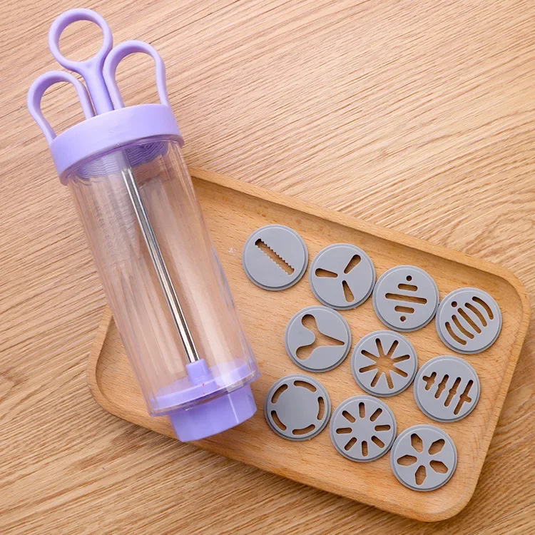 DIY Manual Cookie Press Maker  – Churros Maker Gun recenzja i cena