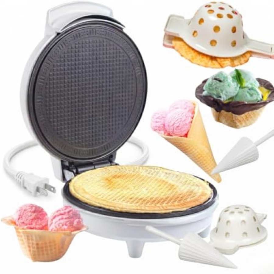 Waffle Cone and Ice Cream Bowl – Waffle Cone Maker recenzja i cena