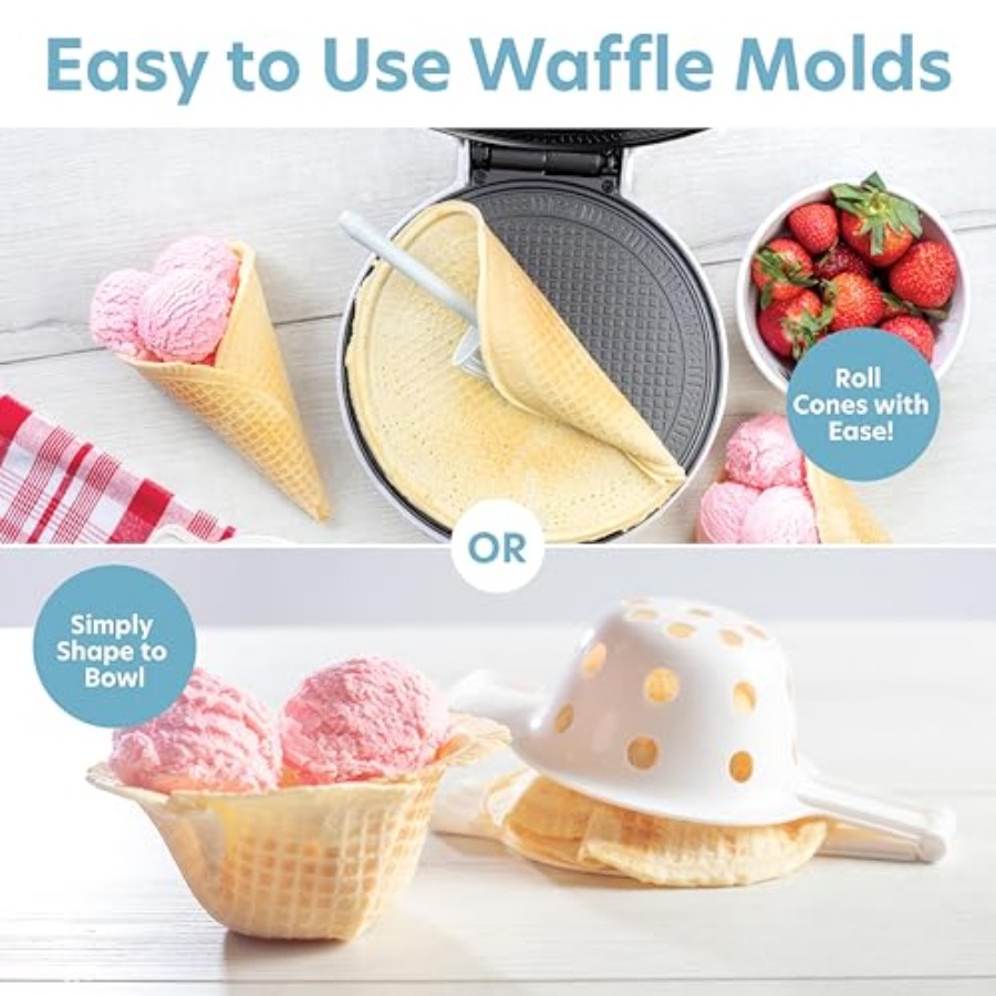 Waffle Cone and Ice Cream Bowl – Waffle Cone Maker recenzja i cena