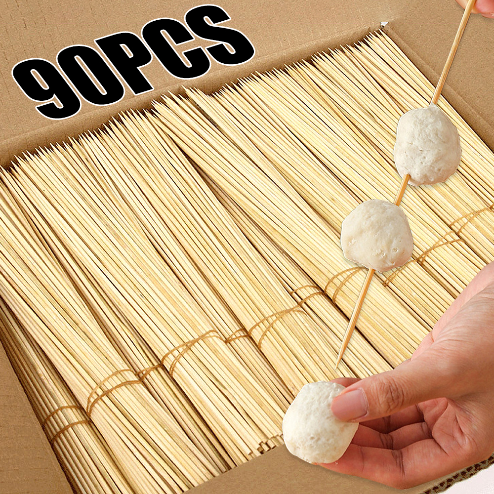 90pcs Bamboo Stick Food Grade  – Corn Dog Stick recenzja i cena