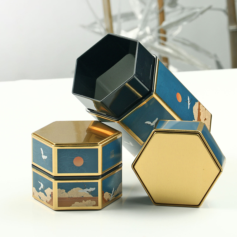 Creative Hexagonal Teapot Tin  – Cast Iron Corn recenzja i cena