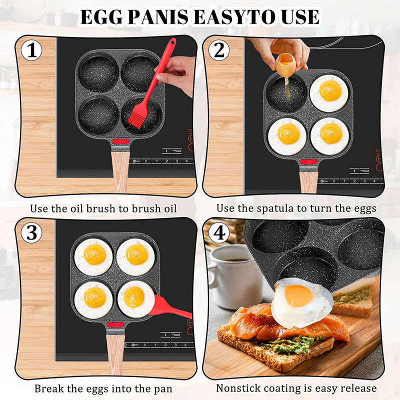 Deepened Egg Frying Pan with L – Egg Waffle Pan recenzja i cena