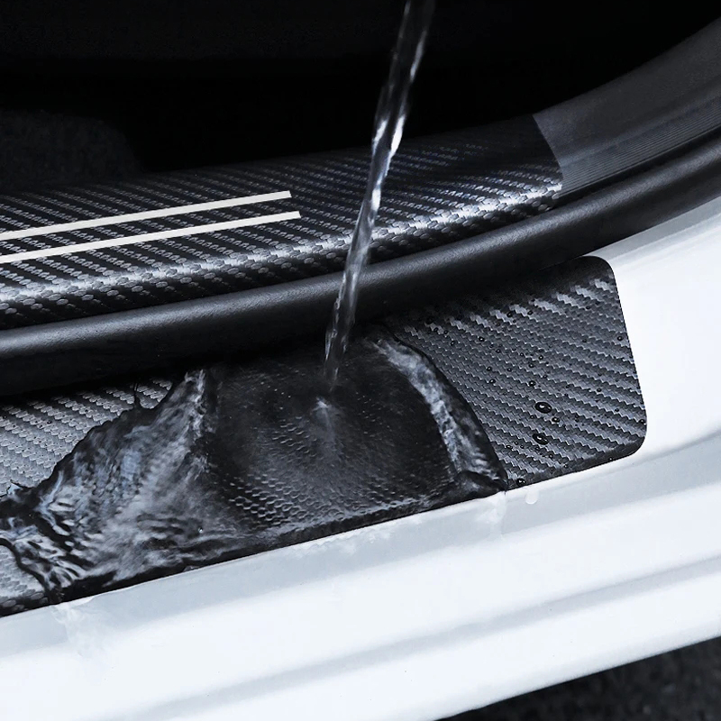 1/4/5Pcs Car Door Sill Scuff P – Crepe Pan Carbon recenzja i cena