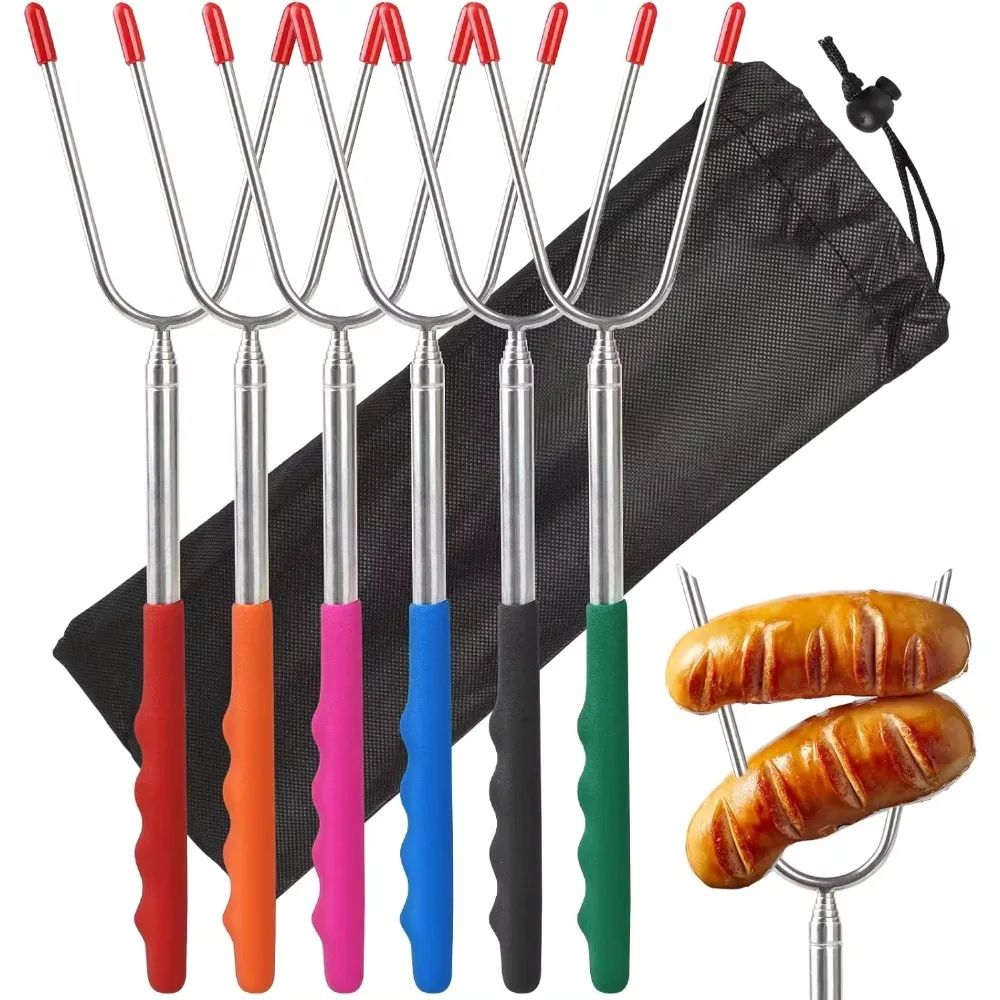 5/6/10pcs Telescopic BBQ Forks – Hot Dog Press recenzja i cena