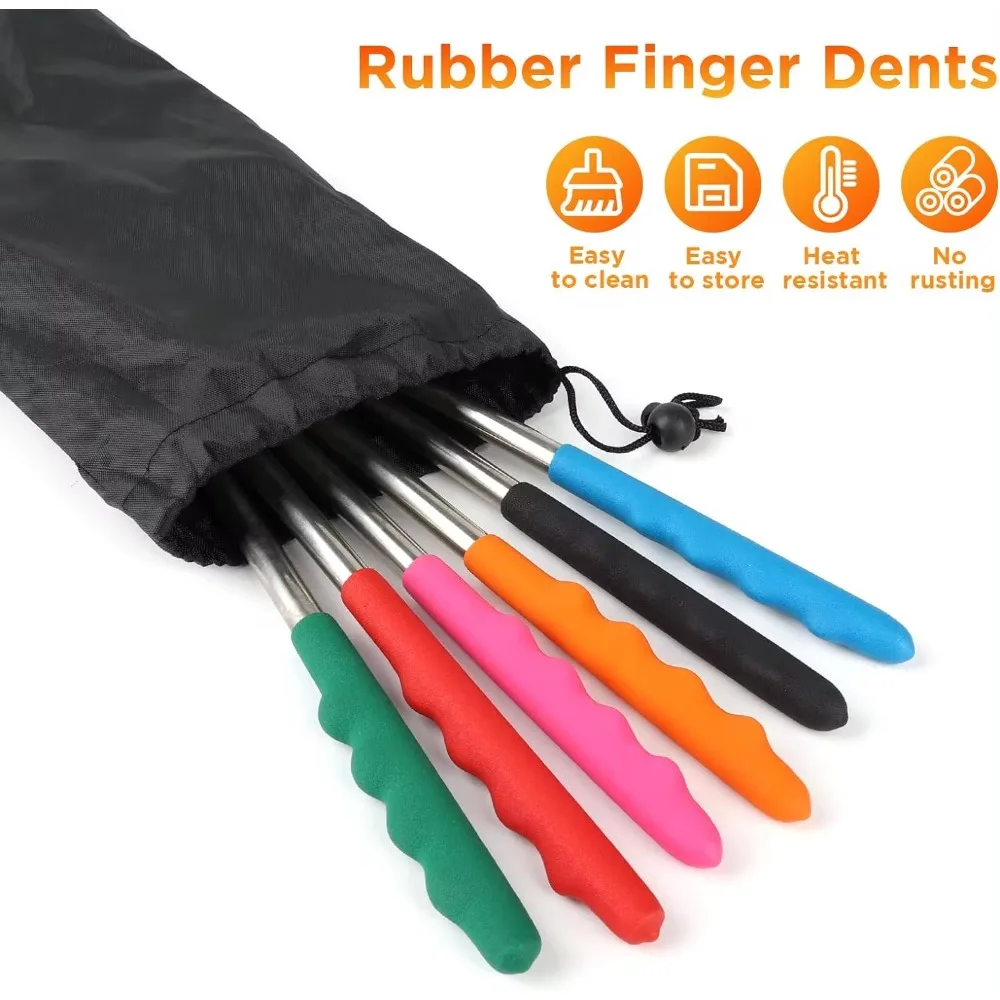 5/6/10pcs Telescopic BBQ Forks – Hot Dog Press recenzja i cena