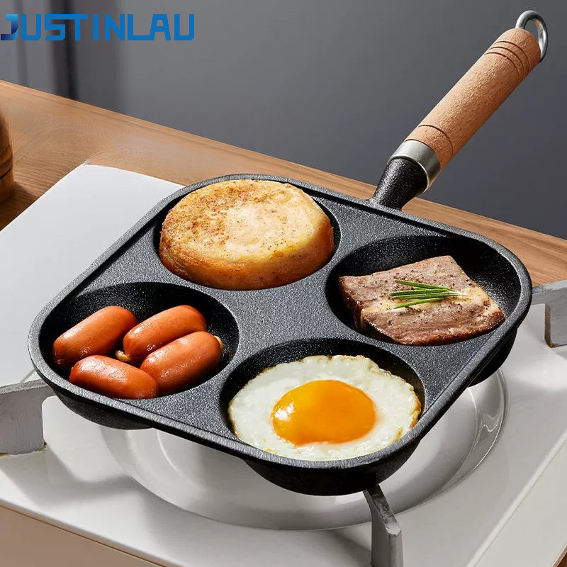 JUSTINLAU 2/4-Hole Omelette Po – Egg Waffle Pan recenzja i cena