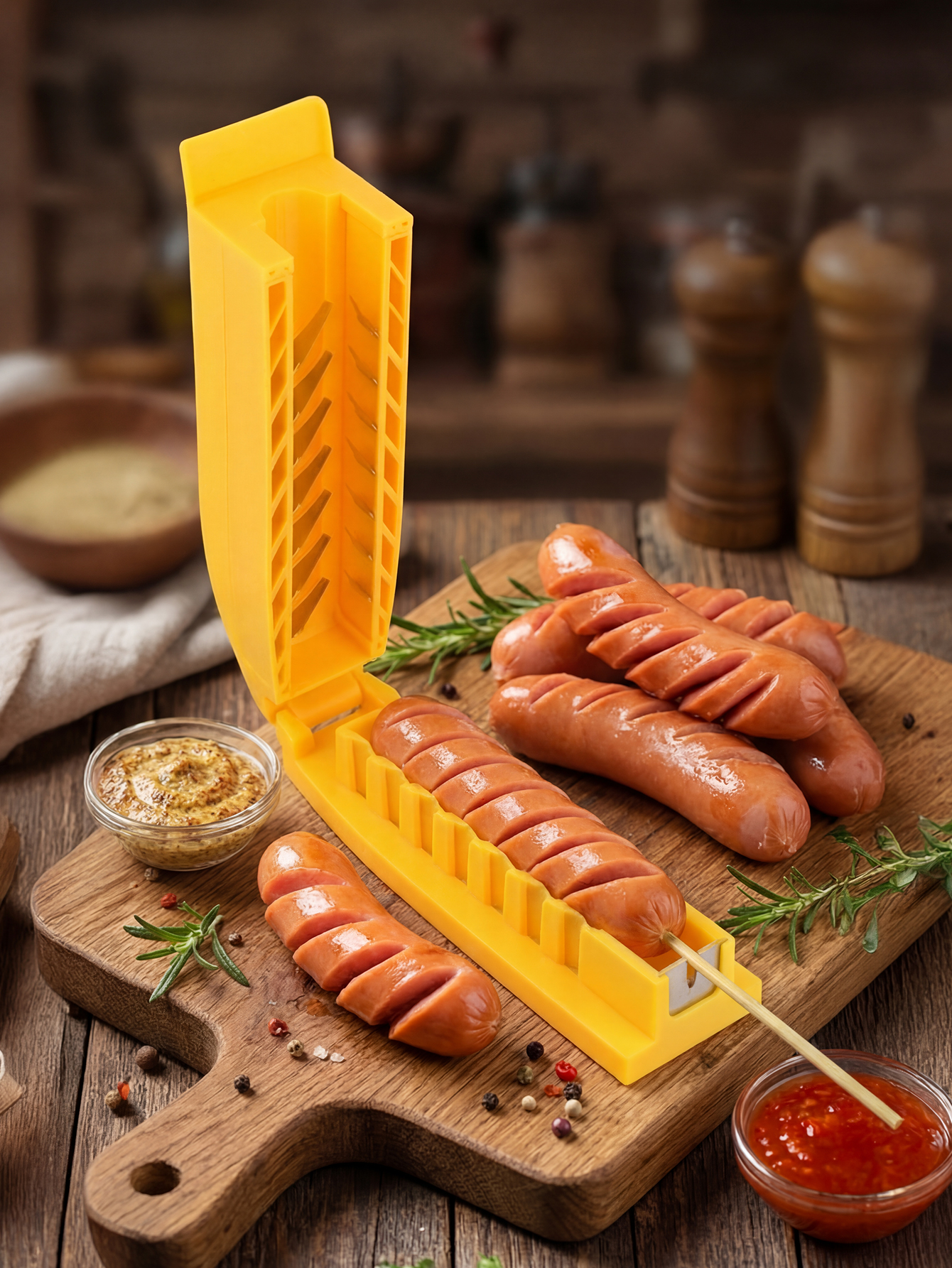 Manual Sausage Slicing Tool Re – Hot Dog Press recenzja i cena