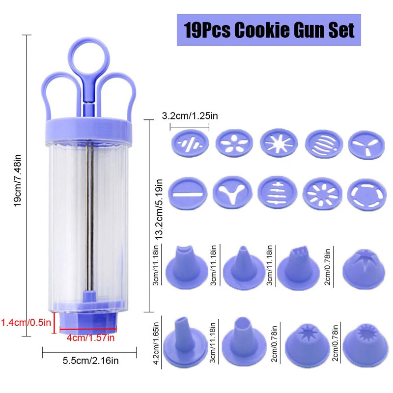 BOZZH DIY Manual Cookie Press  – Churros Maker Gun recenzja i cena