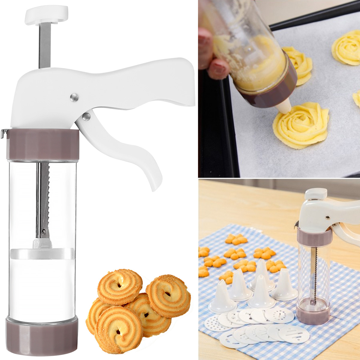 Cookie Press Set Cookie Press  – Churros Maker Gun recenzja i cena