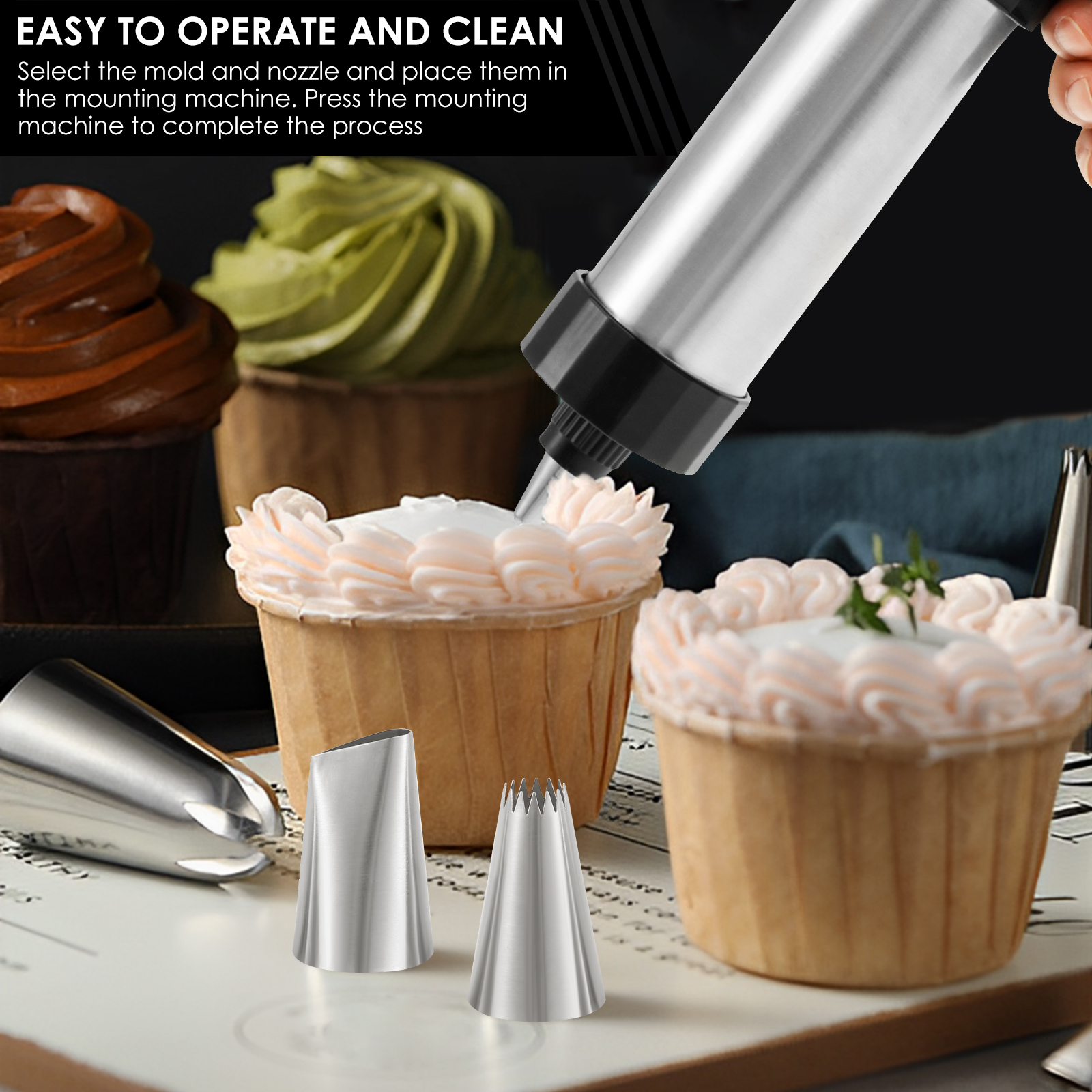 Stainless Steel Cookie Gun Chu – Churros Maker Gun recenzja i cena