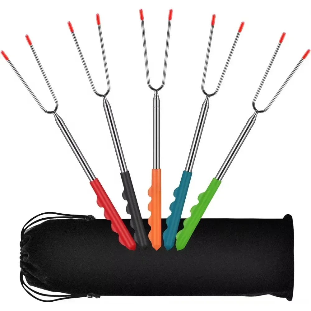 New BBQ Forks Telescopic  Barb – Corn Dog Stick recenzja i cena