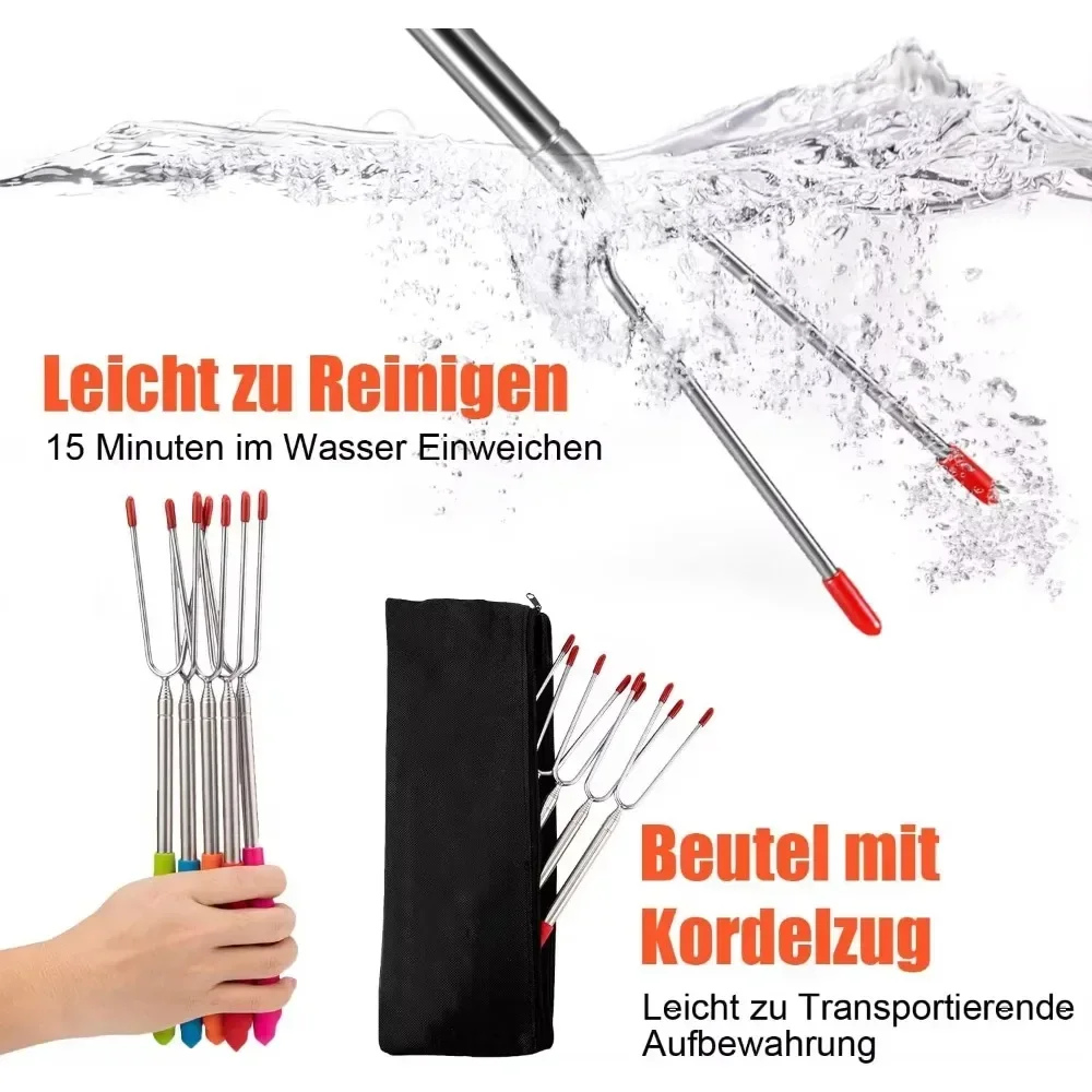 New BBQ Forks Telescopic  Barb – Corn Dog Stick recenzja i cena
